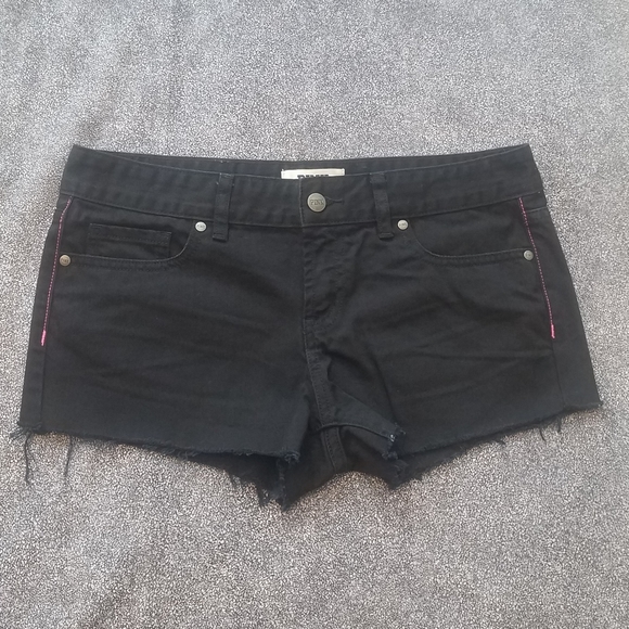 Victoria's Secret PINK black cut off jean shorts - Picture 1 of 9
